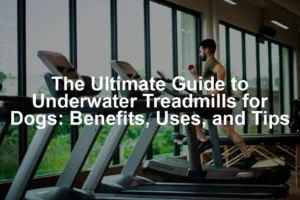 Featured image for The Ultimate Guide to Underwater Treadmills for Dogs: Benefits, Uses, and Tips