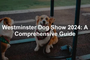 Featured image for Westminster Dog Show 2024: A Comprehensive Guide