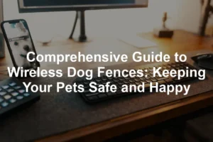 Featured image for Comprehensive Guide to Wireless Dog Fences: Keeping Your Pets Safe and Happy