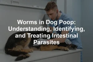 Featured image for Worms in Dog Poop: Understanding, Identifying, and Treating Intestinal Parasites