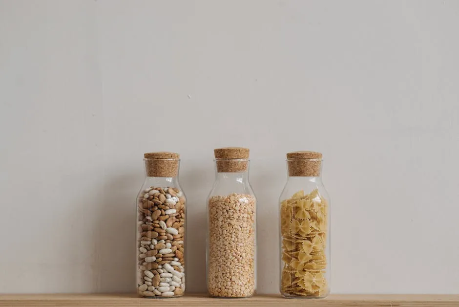 Photo of Sorted Food in Jars