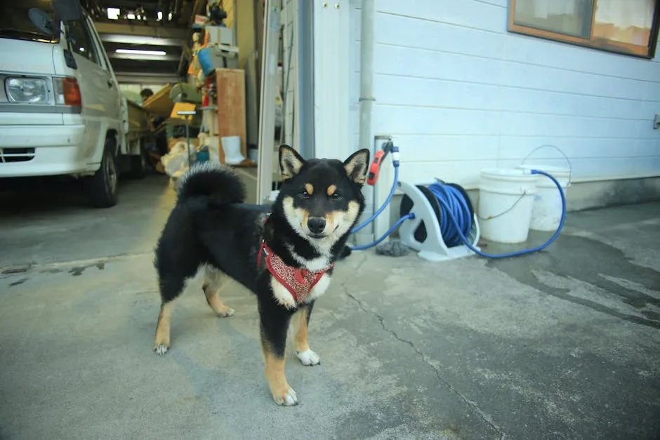 A Dog with a Bandana