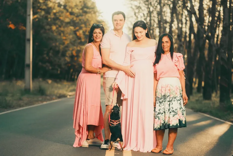 Family Portrait with Dog