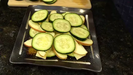 Horizontal video: Person preparing a salad 5534957. Duration: 51 seconds. Resolution: 3840x2160