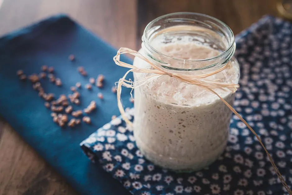 Jar of Healthy Breakfast with Yogurt