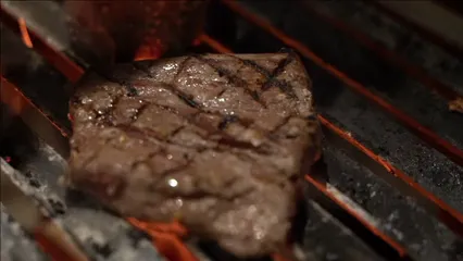 Horizontal video: Close up view of a steak being grilled 6577406. Duration: 10 seconds. Resolution: 1920x1080