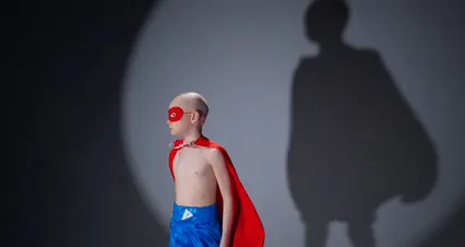 Horizontal video: Boy in superhero costume 6203657. Duration: 12 seconds. Resolution: 4096x2160