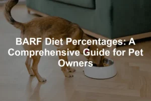 Featured image for BARF Diet Percentages: A Comprehensive Guide for Pet Owners