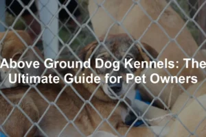 Featured image for Above Ground Dog Kennels: The Ultimate Guide for Pet Owners