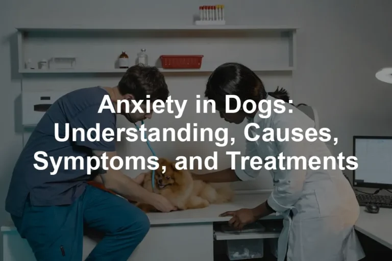 Featured image for Anxiety in Dogs: Understanding, Causes, Symptoms, and Treatments