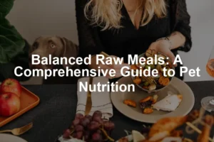 Featured image for Balanced Raw Meals: A Comprehensive Guide to Pet Nutrition