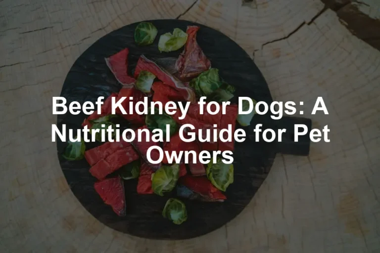 Featured image for Beef Kidney for Dogs: A Nutritional Guide for Pet Owners