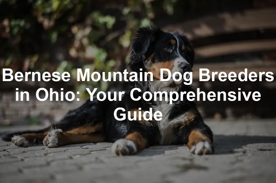 Featured image for Bernese Mountain Dog Breeders in Ohio: Your Comprehensive Guide