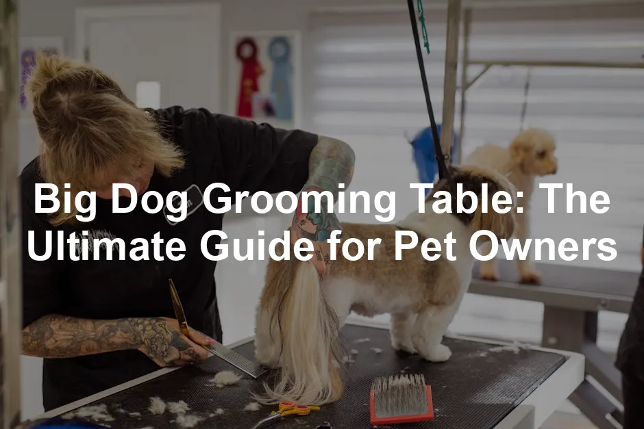 Featured image for Big Dog Grooming Table: The Ultimate Guide for Pet Owners