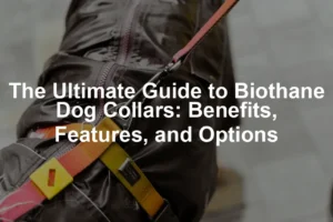 Featured image for The Ultimate Guide to Biothane Dog Collars: Benefits, Features, and Options