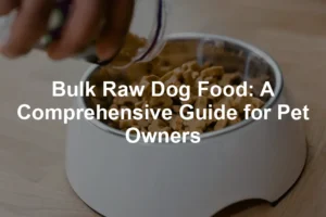 Featured image for Bulk Raw Dog Food: A Comprehensive Guide for Pet Owners