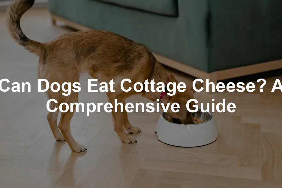 Featured image for Can Dogs Eat Cottage Cheese? A Comprehensive Guide
