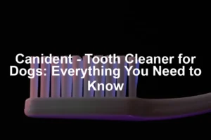 Featured image for Canident - Tooth Cleaner for Dogs: Everything You Need to Know