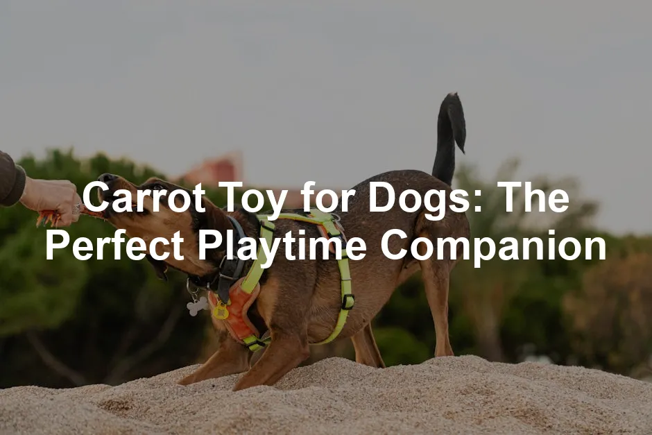 Featured image for Carrot Toy for Dogs: The Perfect Playtime Companion