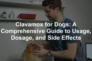 Featured image for Clavamox for Dogs: A Comprehensive Guide to Usage, Dosage, and Side Effects