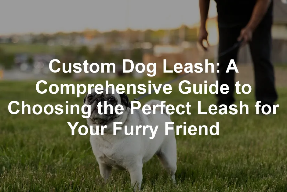 Featured image for Custom Dog Leash: A Comprehensive Guide to Choosing the Perfect Leash for Your Furry Friend