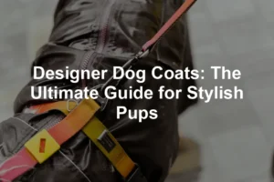 Featured image for Designer Dog Coats: The Ultimate Guide for Stylish Pups