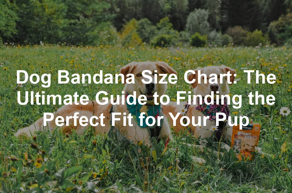 Featured image for Dog Bandana Size Chart: The Ultimate Guide to Finding the Perfect Fit for Your Pup