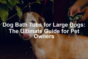 Featured image for Dog Bath Tubs for Large Dogs: The Ultimate Guide for Pet Owners