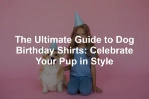 Featured image for The Ultimate Guide to Dog Birthday Shirts: Celebrate Your Pup in Style
