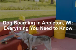Featured image for Dog Boarding in Appleton, WI: Everything You Need to Know