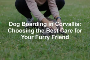 Featured image for Dog Boarding in Corvallis: Choosing the Best Care for Your Furry Friend