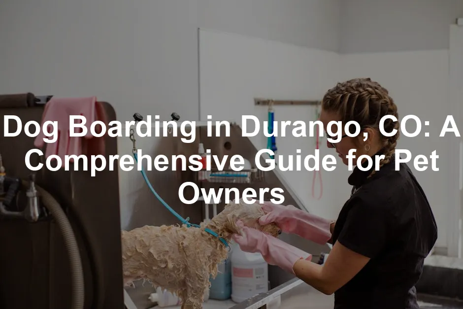Featured image for Dog Boarding in Durango, CO: A Comprehensive Guide for Pet Owners