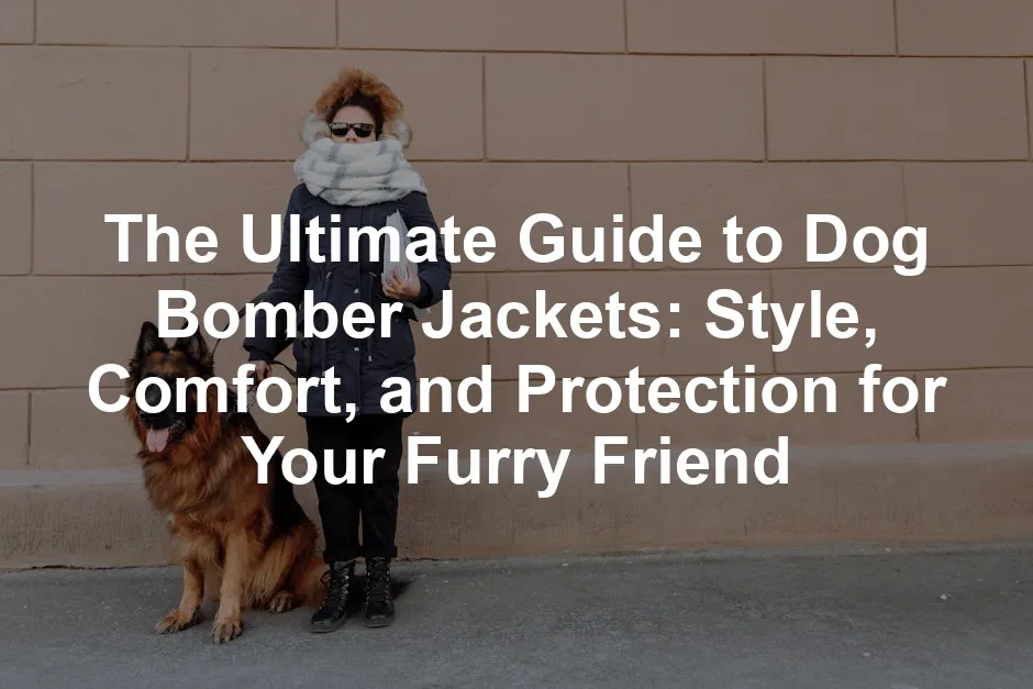 Featured image for The Ultimate Guide to Dog Bomber Jackets: Style, Comfort, and Protection for Your Furry Friend