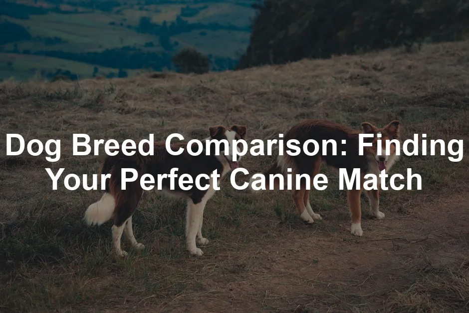 Featured image for Dog Breed Comparison: Finding Your Perfect Canine Match