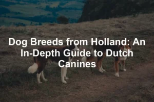 Featured image for Dog Breeds from Holland: An In-Depth Guide to Dutch Canines