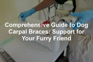 Featured image for Comprehensive Guide to Dog Carpal Braces: Support for Your Furry Friend