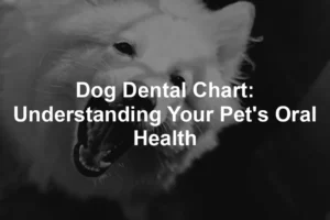 Featured image for Dog Dental Chart: Understanding Your Pet's Oral Health