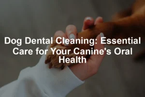 Featured image for Dog Dental Cleaning: Essential Care for Your Canine's Oral Health