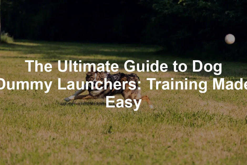 Featured image for The Ultimate Guide to Dog Dummy Launchers: Training Made Easy