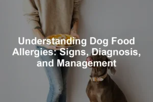 Featured image for Understanding Dog Food Allergies: Signs, Diagnosis, and Management