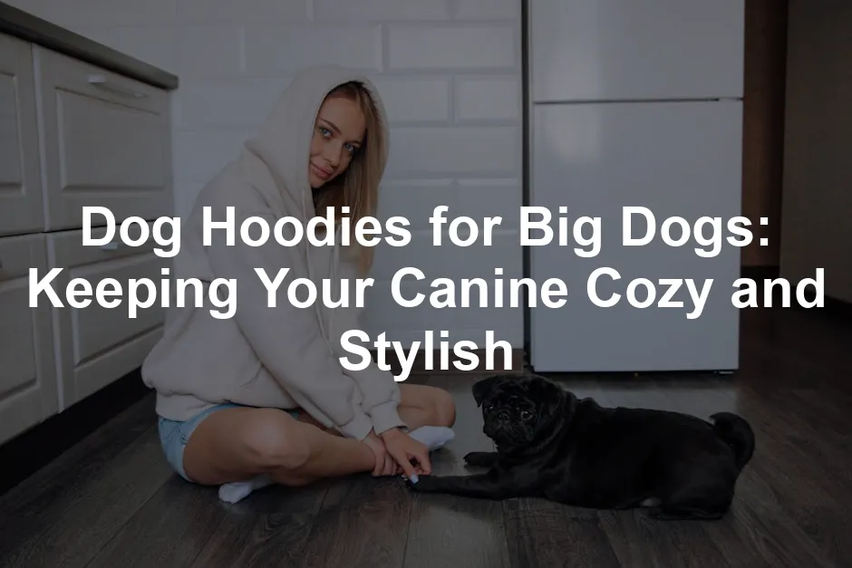 Featured image for Dog Hoodies for Big Dogs: Keeping Your Canine Cozy and Stylish