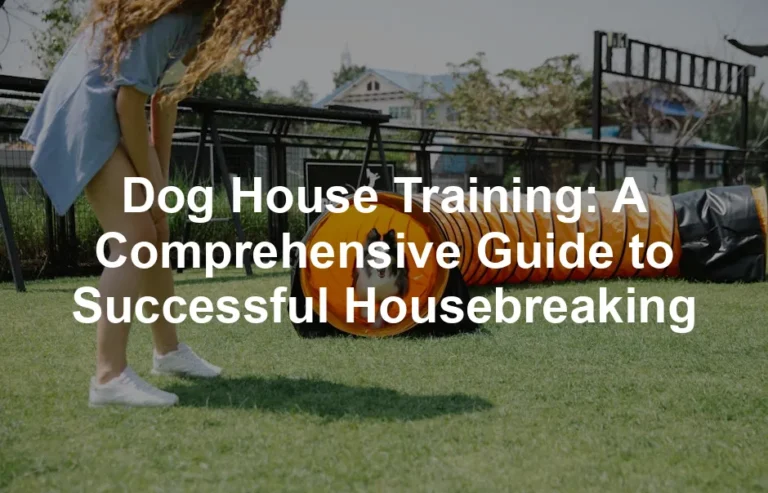 Featured image for Dog House Training: A Comprehensive Guide to Successful Housebreaking