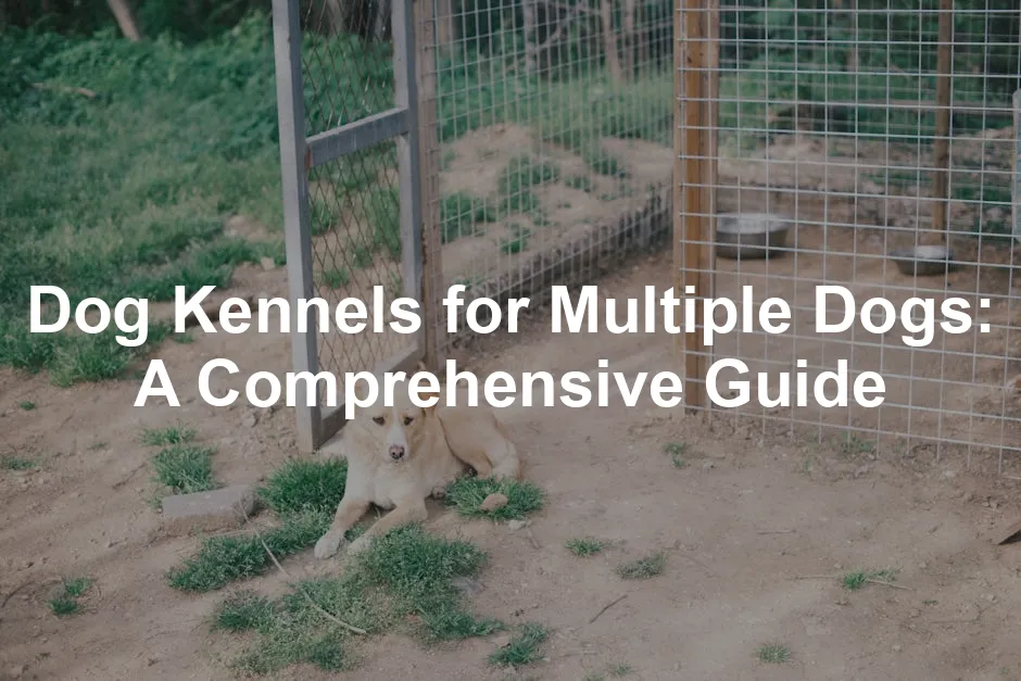 Featured image for Dog Kennels for Multiple Dogs: A Comprehensive Guide