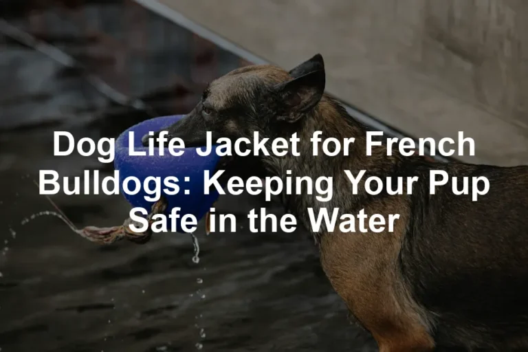 Featured image for Dog Life Jacket for French Bulldogs: Keeping Your Pup Safe in the Water