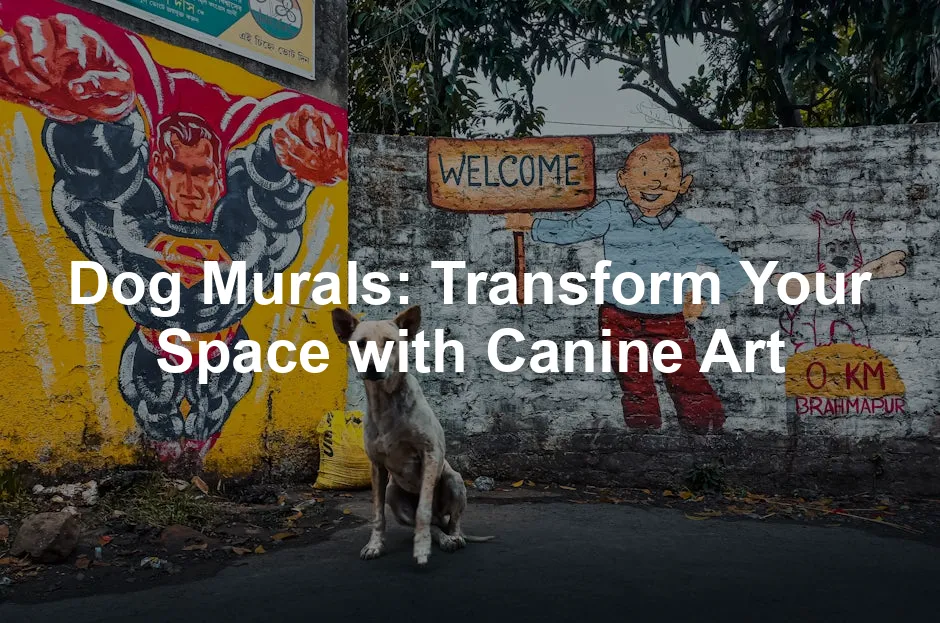 Featured image for Dog Murals: Transform Your Space with Canine Art