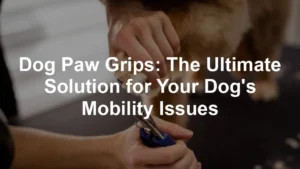 Featured image for Dog Paw Grips: The Ultimate Solution for Your Dog's Mobility Issues