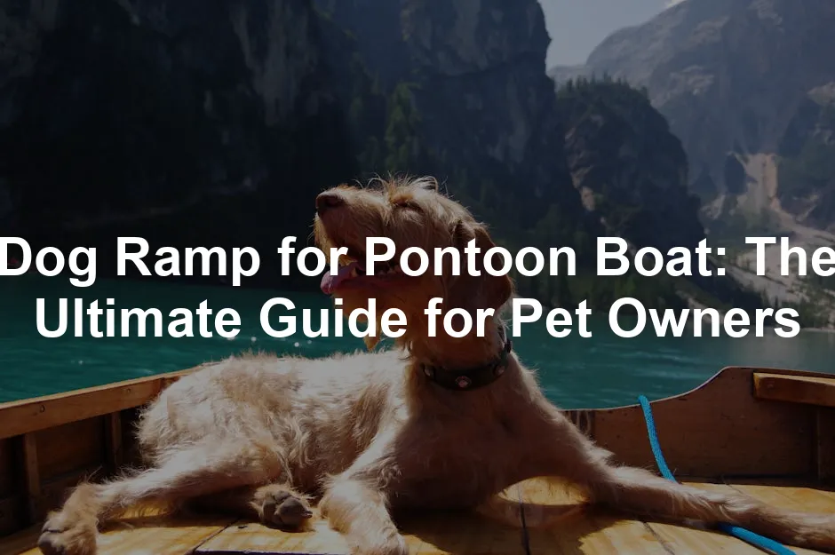 Featured image for Dog Ramp for Pontoon Boat: The Ultimate Guide for Pet Owners