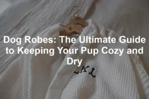 Featured image for Dog Robes: The Ultimate Guide to Keeping Your Pup Cozy and Dry