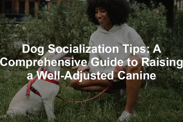 Featured image for Dog Socialization Tips: A Comprehensive Guide to Raising a Well-Adjusted Canine