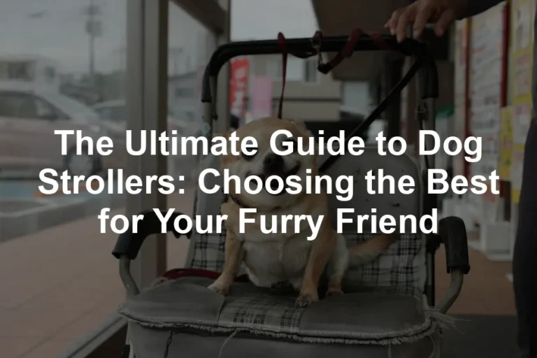 Featured image for The Ultimate Guide to Dog Strollers: Choosing the Best for Your Furry Friend